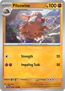 Piloswine - Reverse Holo