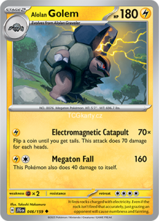 Alolan Golem - Reverse Holo