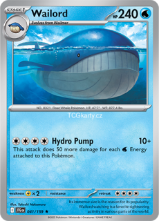 Wailord - Holo
