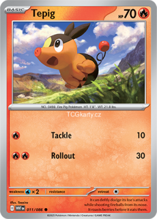 Tepig - Reverse Holo