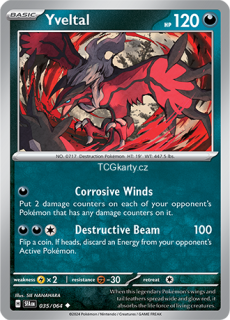Yveltal - Reverse Holo
