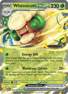 Whimsicott Ex - Double Rare