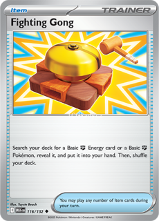 Fighting Gong - Reverse Holo