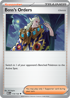 Boss´s Orders - Reverse Holo