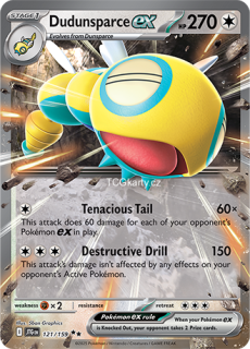 Dudunsparce Ex - Double Rare