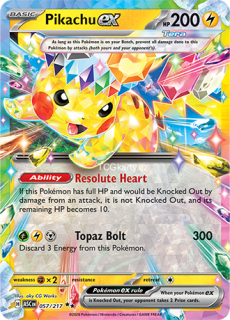 Pikachu ex - Double Rare