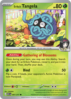 Erika´s Tangela - Cosmo Foil Promo