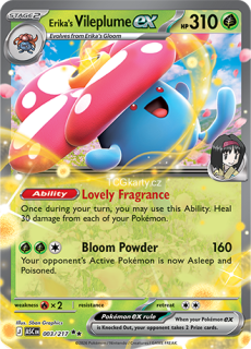 Erika´s Vileplume EX - Double Rare