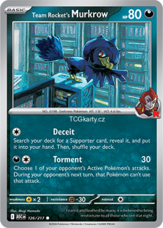 Team Rocket's Murkrow - Energy Pattern - RH