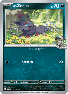 N´s Zorua - Ball Pattern - RH