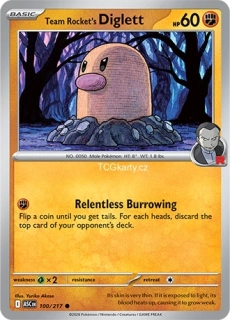 Team Rocket's Diglett - Energy Pattern - RH