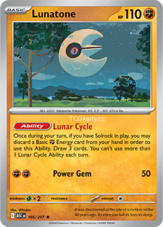Lunatone - Ball Pattern - RH