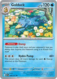 Golduck - Ball Pattern - RH