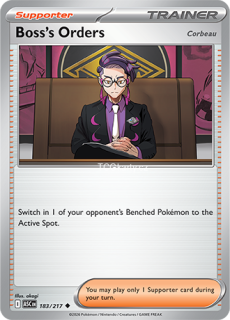 Boss's Orders - Corbeau - Reverse Holo