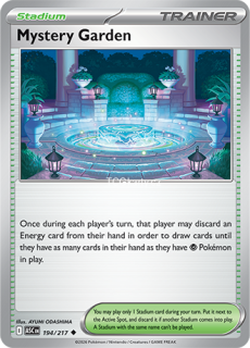 Mystery Garden- Reverse Holo