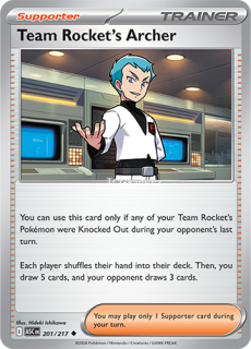 Team Rocket's Archer - Reverse Holo
