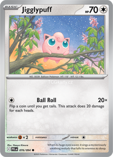 Jigglypuff - Reverse Holo