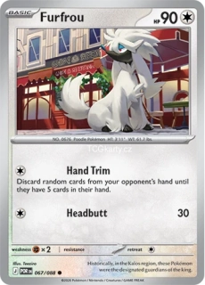 Furfrou - Reverse Holo