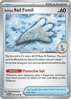 Antique Sail Fossil - Reverse Holo