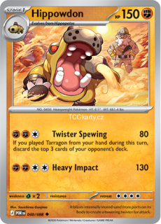 Hippowdon - Reverse Holo