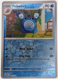 Poliwhirl 151 - Reverse Holo