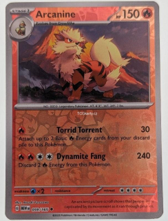 Arcanine 151 - Reverse Holo