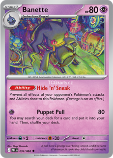Banette - Reverse Holo