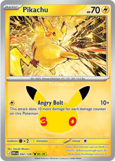 Pikachu - Rare Holo