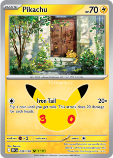 Pikachu - Rare Holo