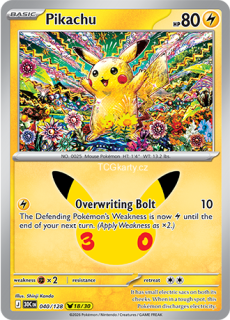Pikachu - Rare Holo