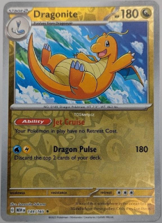 Dragonite 151 - Reverse Holo