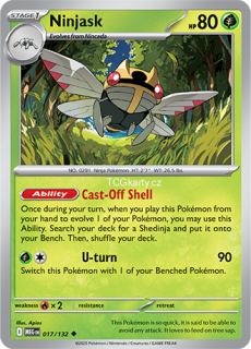 Ninjask - Reverse Holo