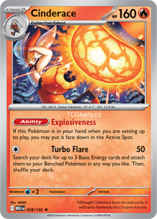 Cinderace - Holo