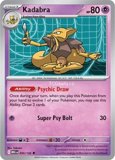 Kadabra - Reverse Holo