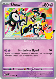 Unown - Holo