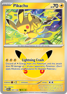 Pikachu - Rare Holo