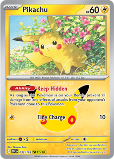 Pikachu - Rare Holo