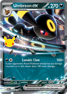 Umbreon Ex - Double Rare
