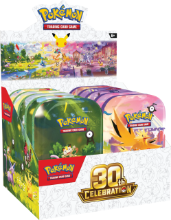 Pokémon TCG: 30th Celebration Mini Tin mix Display