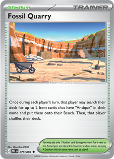 Fossil Quarry - Reverse Holo