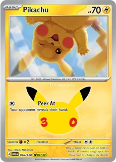 Pikachu - Rare Holo