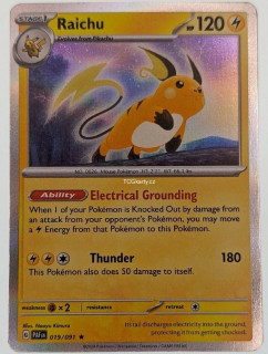 Raichu Paf - Holo