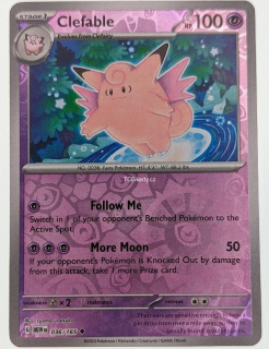Clefable 151 - Reverse holo