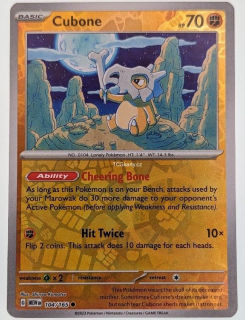 Cubone 151 - Reverse Holo