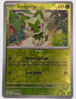 Sprigatito Pal - Reverse Holo