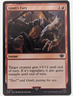 Gimli's Fury