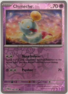 Chimecho Paf - Reverse Holo