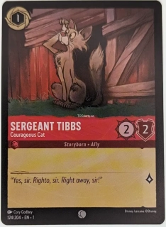 Sergeant Tibbs - Courageous Cat