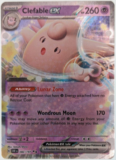 Clefable Ex Obf - Double Rare