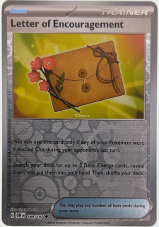 Letter of Encouragement Obf - Reverse Holo
